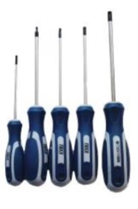 Set odvijača sa torx profilom T10-T30 3E HANDELS